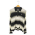 フレッドペリー FRED PERRY Striped Open-Knit Shirt レディース UK10