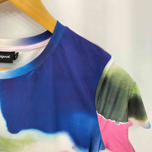 デシグアル Desigual マーブルプリント Tシャツ レディース JPN:M