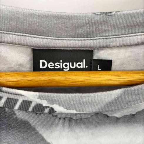デシグアル Desigual ONE WAY グラフィック Tシャツ レディース L