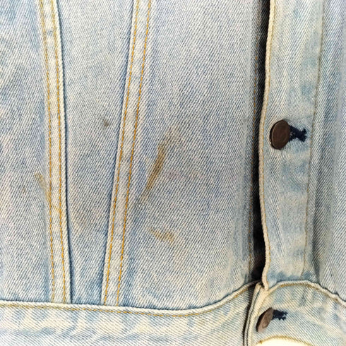 ハードロックカフェ Hard Rock Cafe 80-90S 台湾製 ORLANDO 背面 刺繍 デニム ジャケット メンズ import:XL