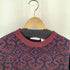 クレイボーン Claiborne 90S USA製 総柄 コットンニット メンズ import:M