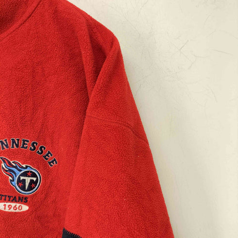 エヌエフエル NFL tennessee titans ハーフジップ フリースジャケット メンズ import:XL