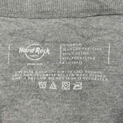 ハードロックカフェ Hard Rock Cafe sioux city ラグランスウェット メンズ import:L