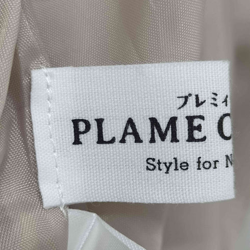 プレミィコロミィ plame collome ウォッシャブル中綿 ニット切替ジャケット レディース FREE