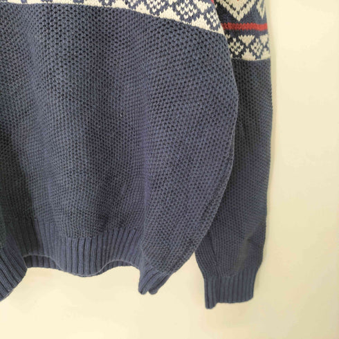 アイゾッド IZOD ノルディック ハーフジップ コットンニット メンズ import:XL