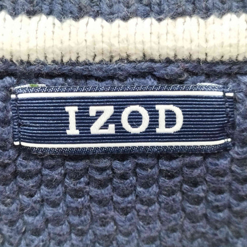 アイゾッド IZOD ノルディック ハーフジップ コットンニット メンズ import:XL