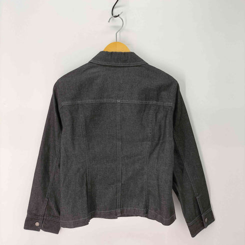 バーバリーロンドン BURBERRY LONDON 襟袖裏ノヴァチェック デニムジャケット レディース EUR:44