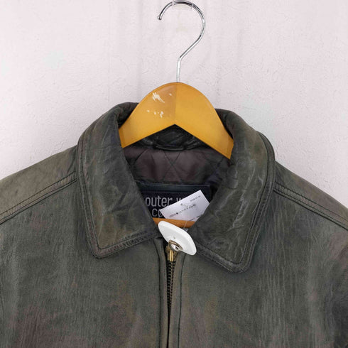 outer wear concept GENUINE LEATHER レザージャケット メンズ import:L
