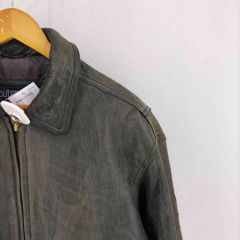 outer wear concept GENUINE LEATHER レザージャケット メンズ import:L