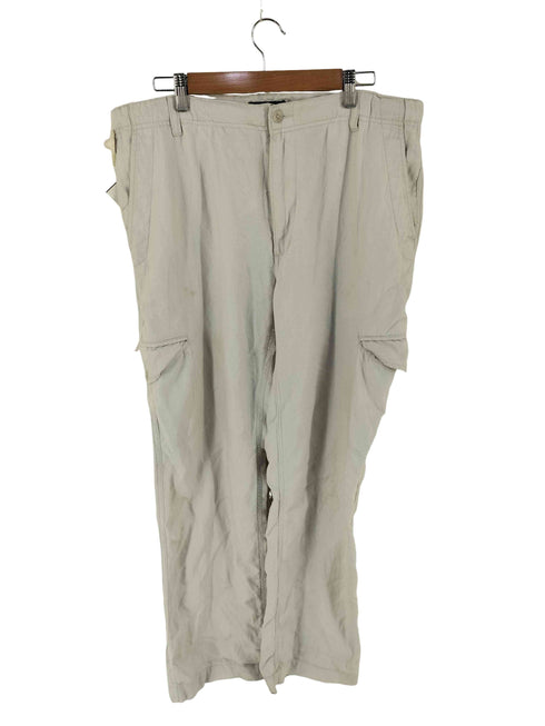 ラウンドツリーアンドヨーク roundtree&yorke リネン カーゴパンツ メンズ 38×32