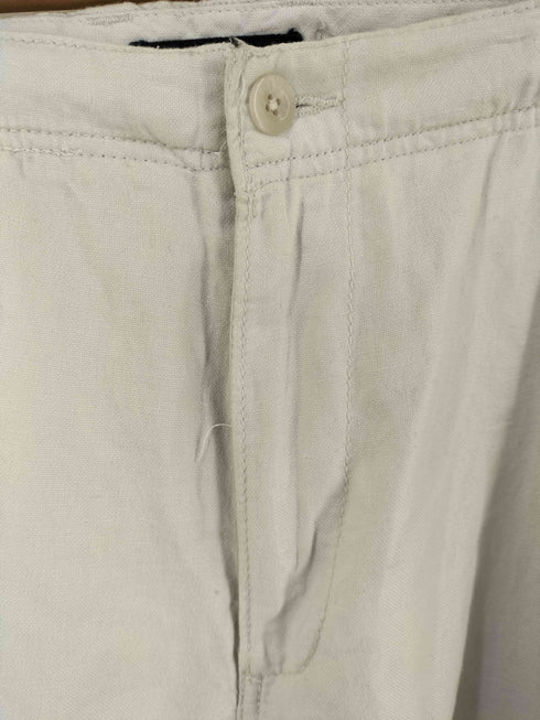 ラウンドツリーアンドヨーク roundtree&yorke リネン カーゴパンツ メンズ 38×32