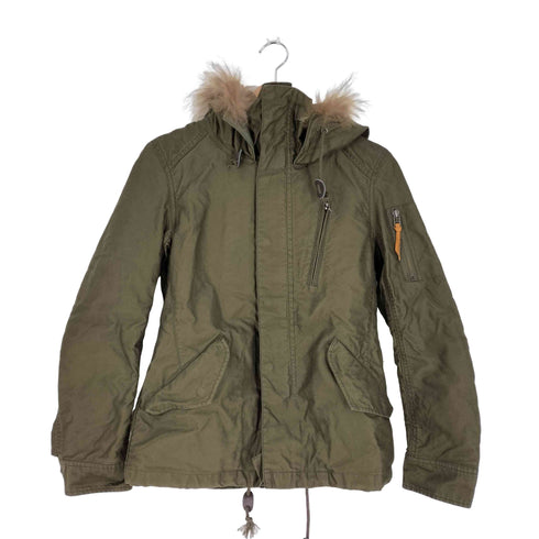 メンズビギ MENS BIGI リアルファー キルティングライナー付き モッズコート メンズ JPN:2