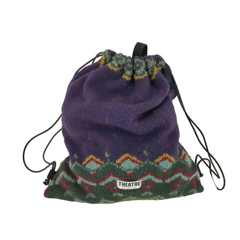 THEATRE フェアアイル柄 ニット ナップザック メンズ