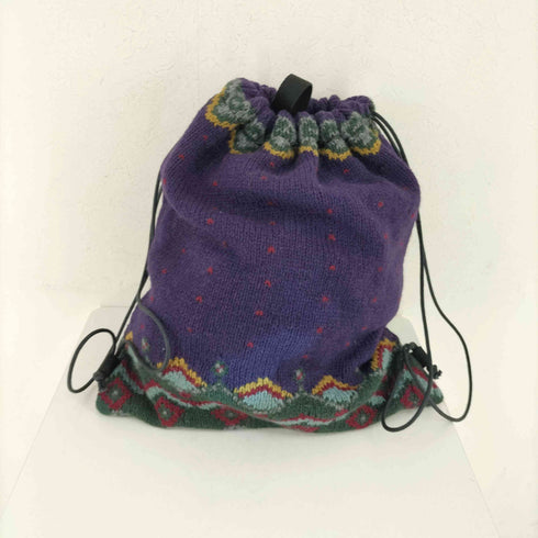 THEATRE フェアアイル柄 ニット ナップザック メンズ