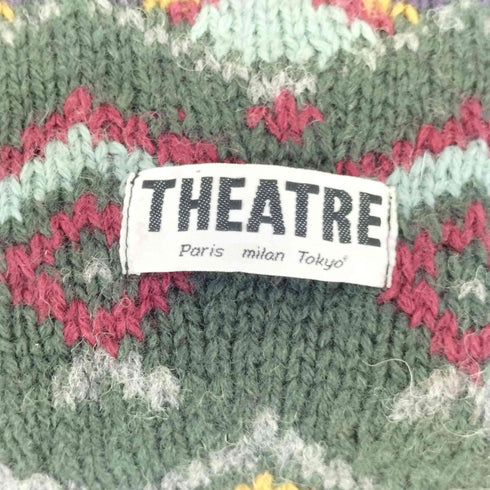 THEATRE フェアアイル柄 ニット ナップザック メンズ
