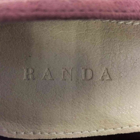 ランダ RANDA ビジューバックル スエードパンプス レディース JPN:23.5