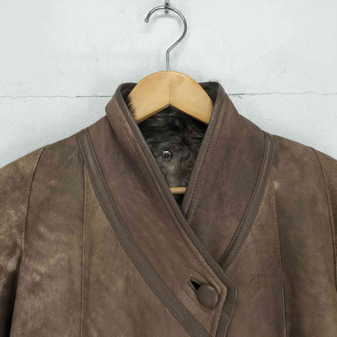 adarcrea S.L. Marmota 裏ファーレザージャケット レディース JPN:9号