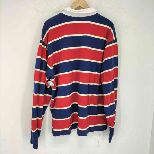 ゲス GUESS Ls Rugby Stripe Polo メンズ