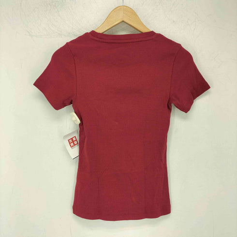 ゲス GUESS Slim Embroidered Logo Tee レディース import:S