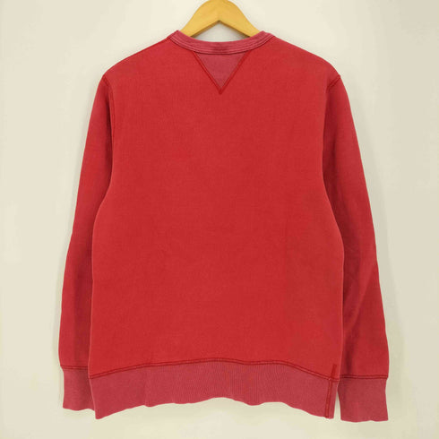 バーンズ アウト フィッターズ BARNS OUT FITTERS 両Vガゼット 4段プリント FREE NORTH BEACHクルーネック スウェット メンズ JPN:M