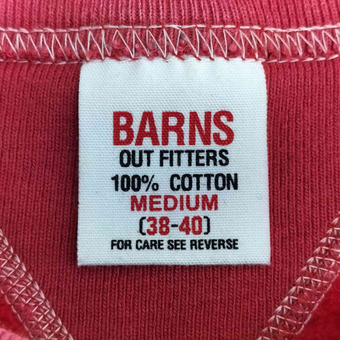 バーンズ アウト フィッターズ BARNS OUT FITTERS 両Vガゼット 4段プリント FREE NORTH BEACHクルーネック スウェット メンズ JPN:M