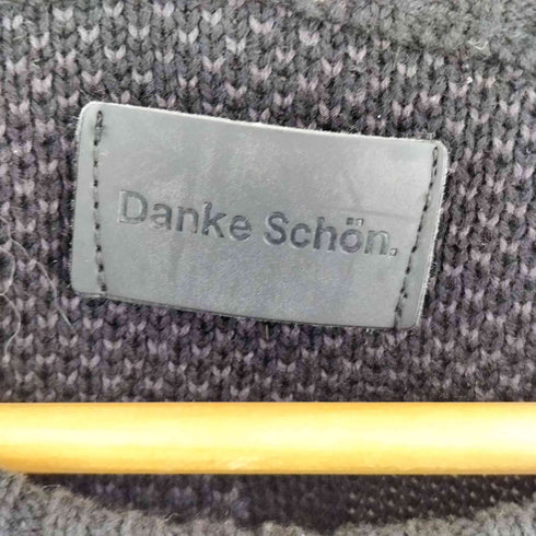 ダンケシェーン Danke Schon 23AW PREMIUM COTTON DAMAGE KNIT CREWNECK プレミアムコットンダメージクルーネックニット メンズ FREE