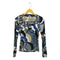 エミリオプッチ EMILIO PUCCI 総柄 スクエアネックカットソー レディース JPN:M