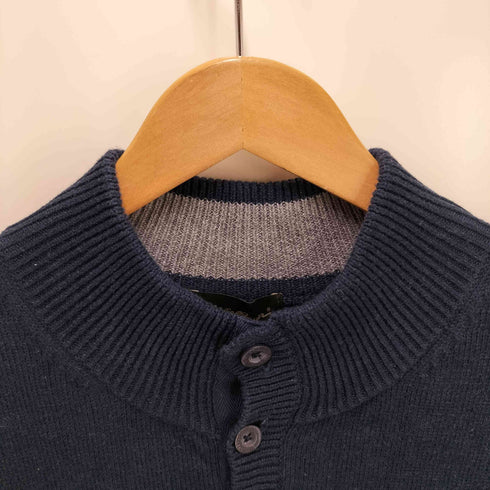 エディーバウアー Eddie Bauer ハーフボタン コットンニットベスト メンズ JPN:XL