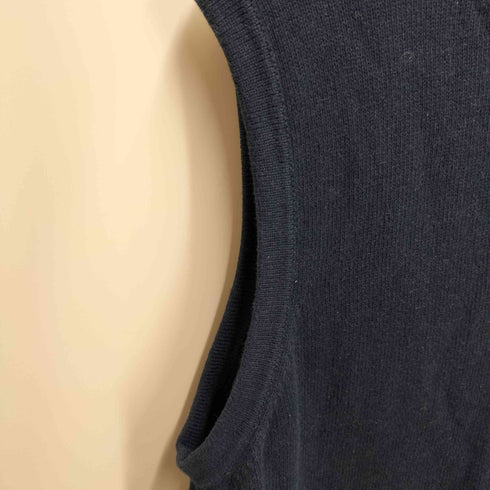 エディーバウアー Eddie Bauer ハーフボタン コットンニットベスト メンズ JPN:XL