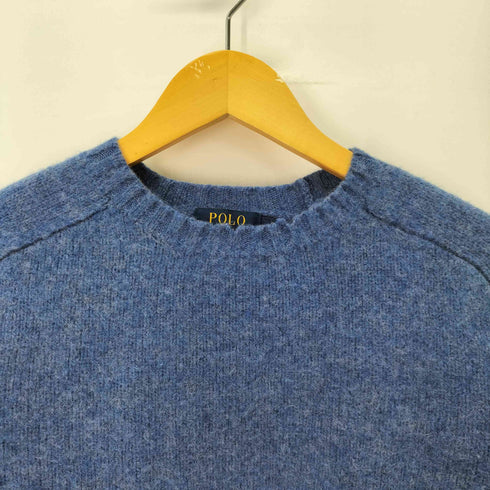 ポロラルフローレン POLO RALPH LAUREN エルボーパッチ ウールニット メンズ JPN:S