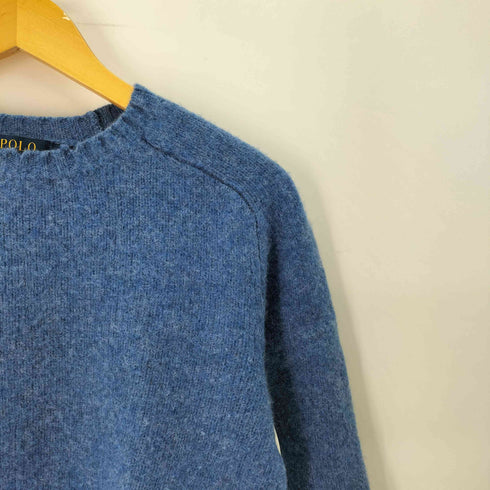 ポロラルフローレン POLO RALPH LAUREN エルボーパッチ ウールニット メンズ JPN:S