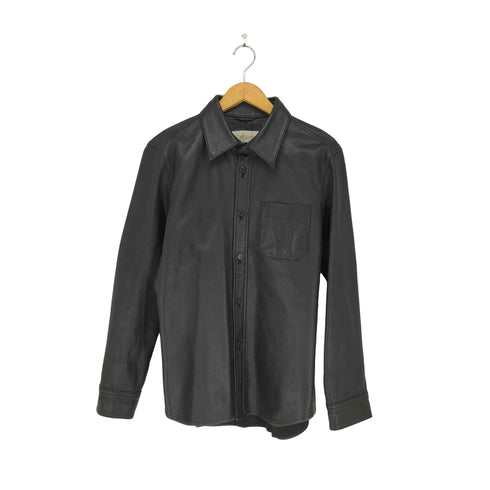 CONTENTO Lamb Leather レザーシャツ メンズ JPN:M