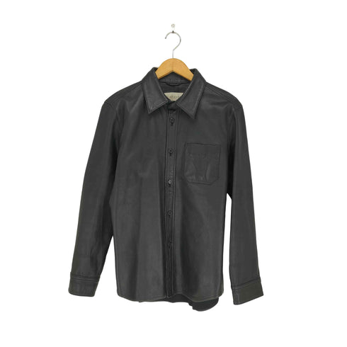 CONTENTO Lamb Leather レザーシャツ メンズ JPN:M