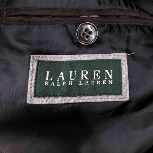 ローレンラルフローレン LAUREN RALPH LAUREN ヘリンボーン比翼ウールステンカラーコート メンズ