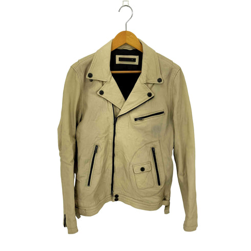 リューグーレザーズ Liugoo Leathers ラムレザーダブルライダースジャケット メンズ JPN:L