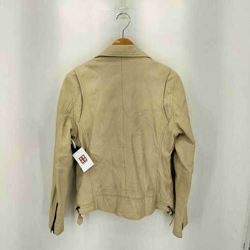 リューグーレザーズ Liugoo Leathers ラムレザーダブルライダースジャケット メンズ JPN:L