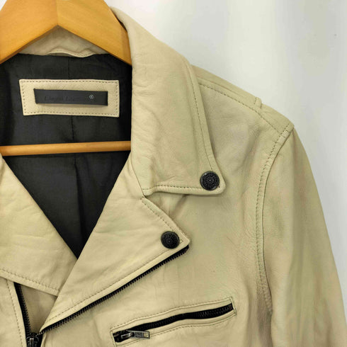 リューグーレザーズ Liugoo Leathers ラムレザーダブルライダースジャケット メンズ JPN:L