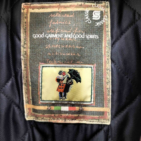 GOOD GARMENT AND GOOD SPIRITS イタリア製中綿ジップデザインジャケット メンズ import:L