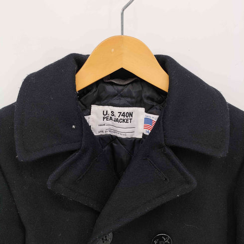 ショット Schott USA製 U.S.740N PEA JACKET 裏地キルティング メルトン Pコート メンズ 14