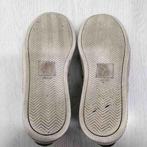 メゾンマルジェラ Maison Margiela 刺繍 レザー切替 スリッポンシューズ メンズ 40