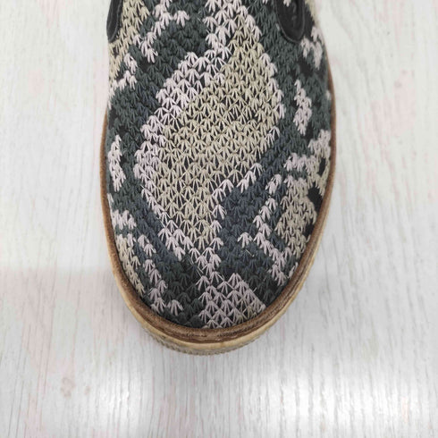 メゾンマルジェラ Maison Margiela 刺繍 レザー切替 スリッポンシューズ メンズ 40