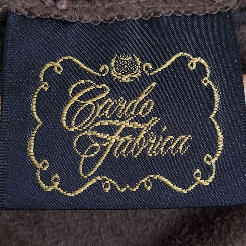 カルドファブリカ cardo fabrica スエード刺繍 キーネック ワンピース レディース FREE
