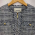 レッセパッセ LAISSE PASSE MIXツイードノーカラーコート レディース JPN:40