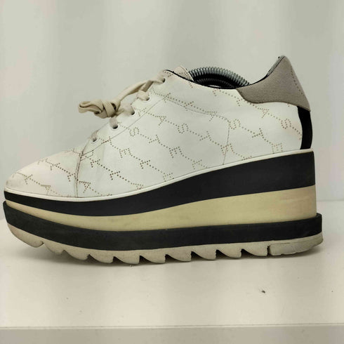 ステラマッカートニー STELLA McCARTNEY エリス シャークソール モノグラムスニーカー レディース 37