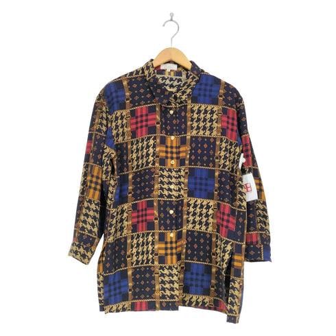 レリアン Leilian 総柄シャツ レディース 9