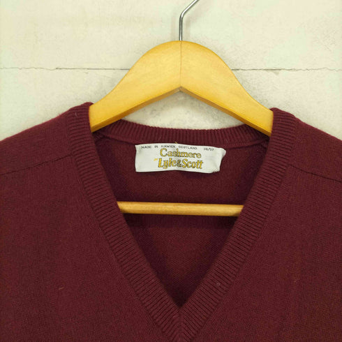 ライルアンドスコット LYLE&SCOTT ホーウィック製 カシミヤ100 Vネックニット メンズ US:38