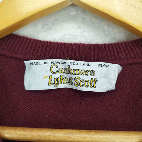 ライルアンドスコット LYLE&SCOTT ホーウィック製 カシミヤ100 Vネックニット メンズ US:38