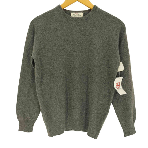 ALPHA カシミア100 クルーネックニット レディース JPN:M