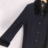 RANDERS cashmere nutria fur ヌトーリアファー カシミヤ100ステンカラーコート レディース JPN:9号
