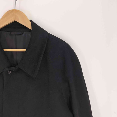 ロロピアーナ Loro Piana VITESSE カシミヤ100 比翼ステンカラーコート メンズ A5